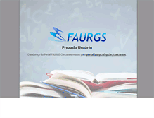Tablet Screenshot of faurgsconcursos.ufrgs.br