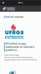 Mobile Screenshot of if.ufrgs.br
