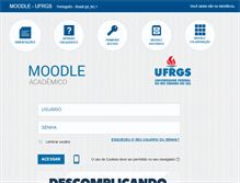 Tablet Screenshot of moodle.ufrgs.br