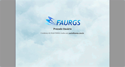 Desktop Screenshot of faurgs.ufrgs.br