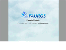 Tablet Screenshot of faurgs.ufrgs.br