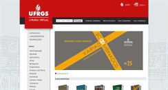 Desktop Screenshot of livraria.ufrgs.br